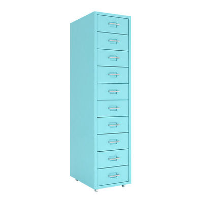 Blue Knock Down 10 Ngăn kéo Tủ tài liệu kim loại di động