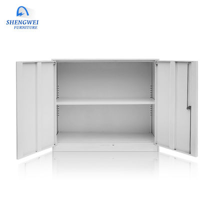 2 cửa Cấu trúc gõ nhỏ chống ăn mòn Tủ khóa nửa chiều cao