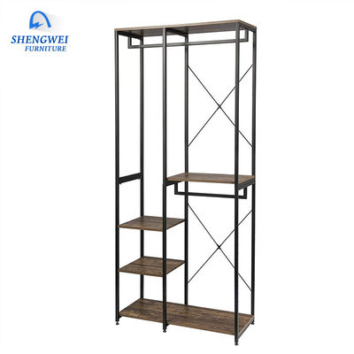 Nhiều kết hợp tủ quần áo bằng thép Tủ quần áo Tủ kệ kim loại