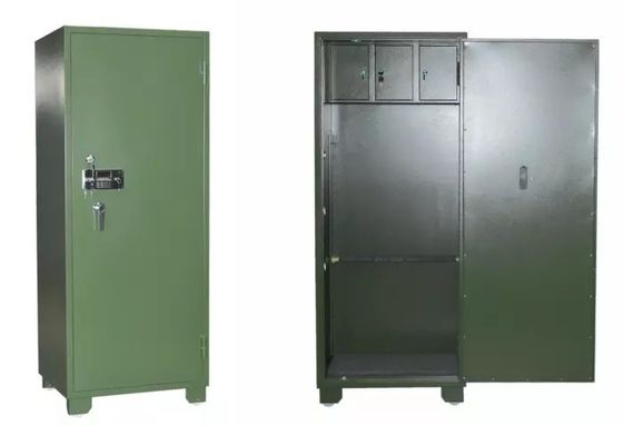 Súng khóa điện tử Tủ khóa an toàn Vũ khí một cửa màu xanh Hộp an toàn
