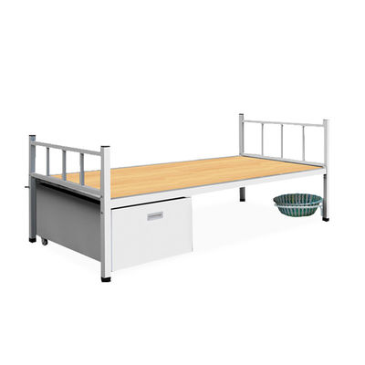 Sơn tĩnh điện Mạnh mẽ màu xanh lá cây quân đội màu xám Giường với tủ khóa dưới