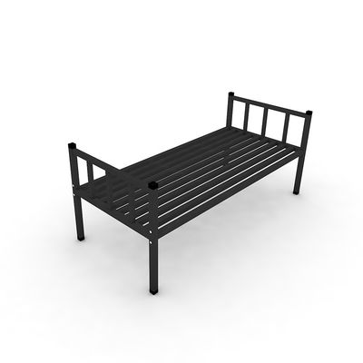 Nhà nghỉ dưỡng Ống thép cán nguội Màu đen Trắng Giường tầng
