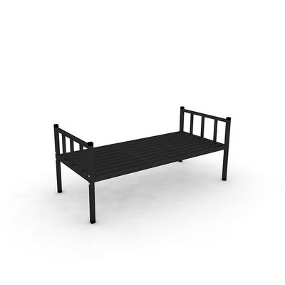 Nhà nghỉ dưỡng Ống thép cán nguội Màu đen Trắng Giường tầng