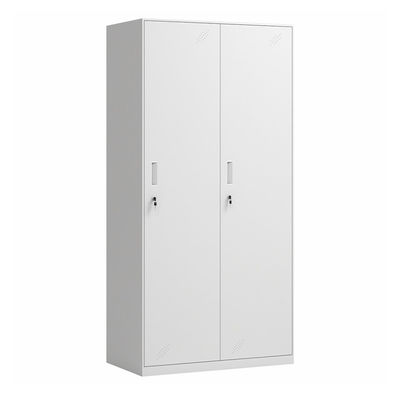 2 cửa Tủ đựng quần áo bằng kim loại có chiều cao đầy đủ cho phòng thay đồ