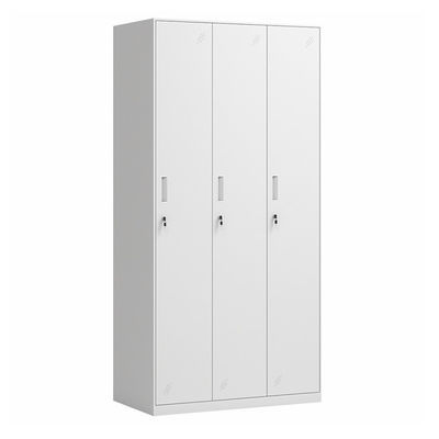Bên 3 cửa bằng thép Phòng ngủ Tủ quần áo bằng kim loại Tủ chứa đồ cho Phòng thay đồ