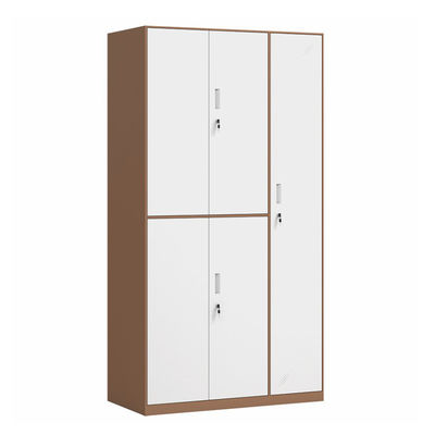 Thiết kế hẹp cạnh 5 cửa Tủ lưu trữ kim loại Tủ quần áo và tập tin