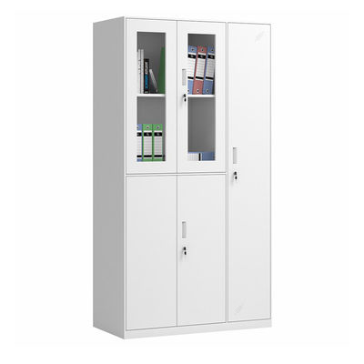 Thiết kế hẹp cạnh 5 cửa Tủ lưu trữ kim loại Tủ quần áo và tập tin