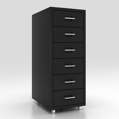 Cấu trúc KD 6 ngăn kéo Tủ tài liệu kim loại di động để lưu trữ tại nhà