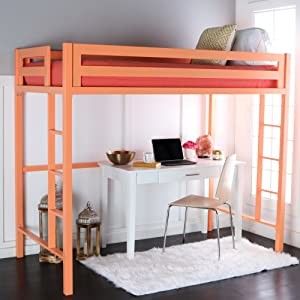 Phòng ngủ dành cho trẻ em 2 giường đơn bằng thép cao cấp Loft bằng thép cho nhà