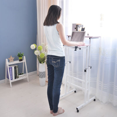 Khung kim loại Bảng gỗ Chiều cao có thể điều chỉnh Bàn học kích thước nhỏ