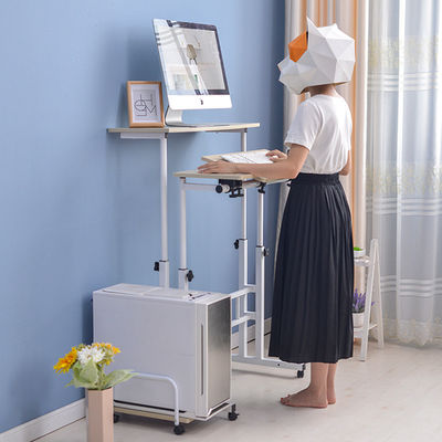 Máy chủ Máy tính gia đình Bàn học kim loại W60cm với chiều cao có thể điều chỉnh