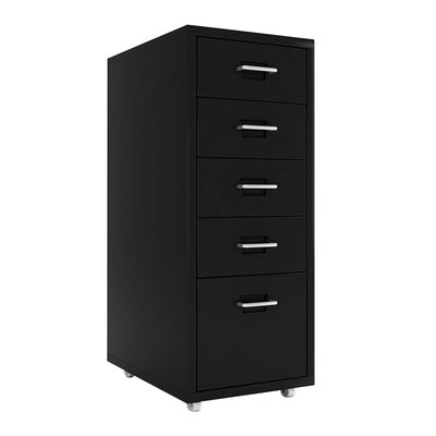 Trang chủ 5 ngăn kéo Tủ lưu trữ có thể di chuyển cao 690mm màu xanh lam có bánh xe