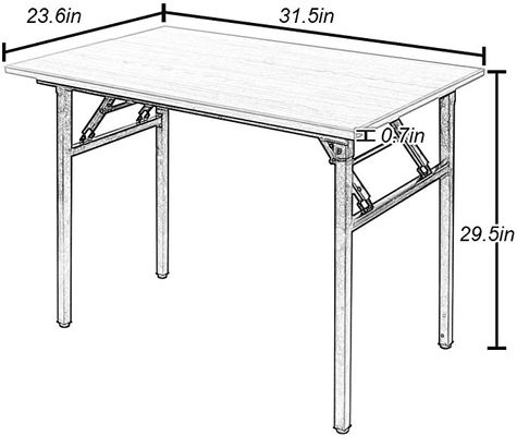 Bàn máy tính nhỏ Bàn gấp Không lắp ráp Bàn viết nhỏ chắc chắn Bàn gấp