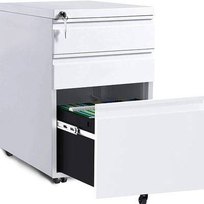 Đế máy in di động 3 ngăn kéo Tủ tài liệu kim loại cho tổ chức văn phòng tại nhà