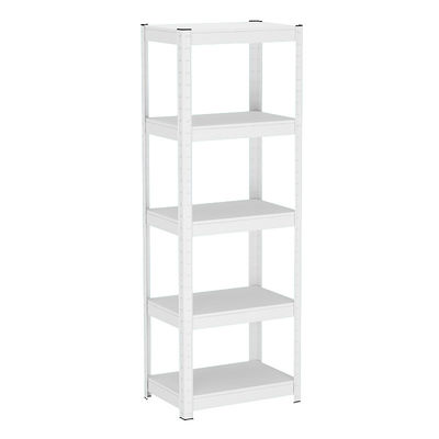 Kệ lưu trữ kim loại 5 ngăn bằng thép đen cho gia đình