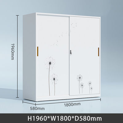 Bức tranh đẹp hiện đại Tủ đựng đồ bằng kim loại Tủ đựng quần áo Tủ đựng quần áo