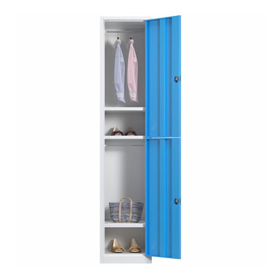 Phòng tập thể dục 2 cửa Văn phòng lưu trữ kim loại Tủ khóa tủ để xe Tủ đựng đồ