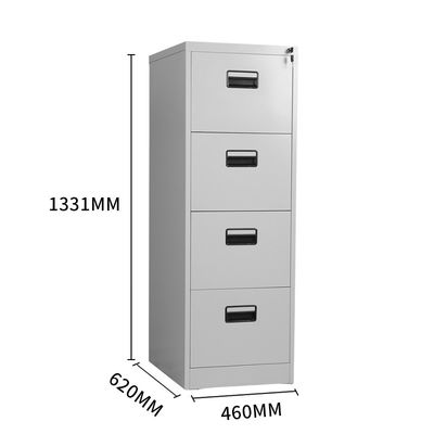 4 ngăn kéo Thư tài liệu Tủ hồ sơ treo đầy đủ có khóa