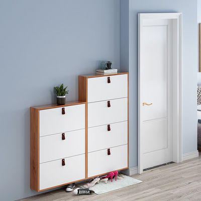 Trang chủ Tủ lưu trữ giày kim loại 4 lớp Đơn giản đôi màu