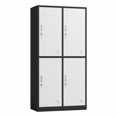 Văn phòng 4 cửa lưu trữ tủ khóa tủ kim loại có thể khóa với chìa khóa
