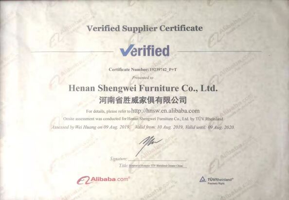 Trung Quốc Luoyang Metaniture Trading Co., Ltd. Chứng chỉ